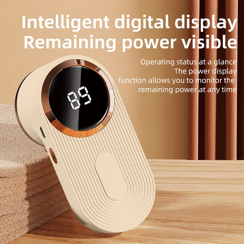 XMSJ مزيل الوبر المحمول للملابس الكهربائية الزغب بيليه مزيل شاشة LED قابلة للشحن للملابس ماكينة حلاقة مزيل الزغب