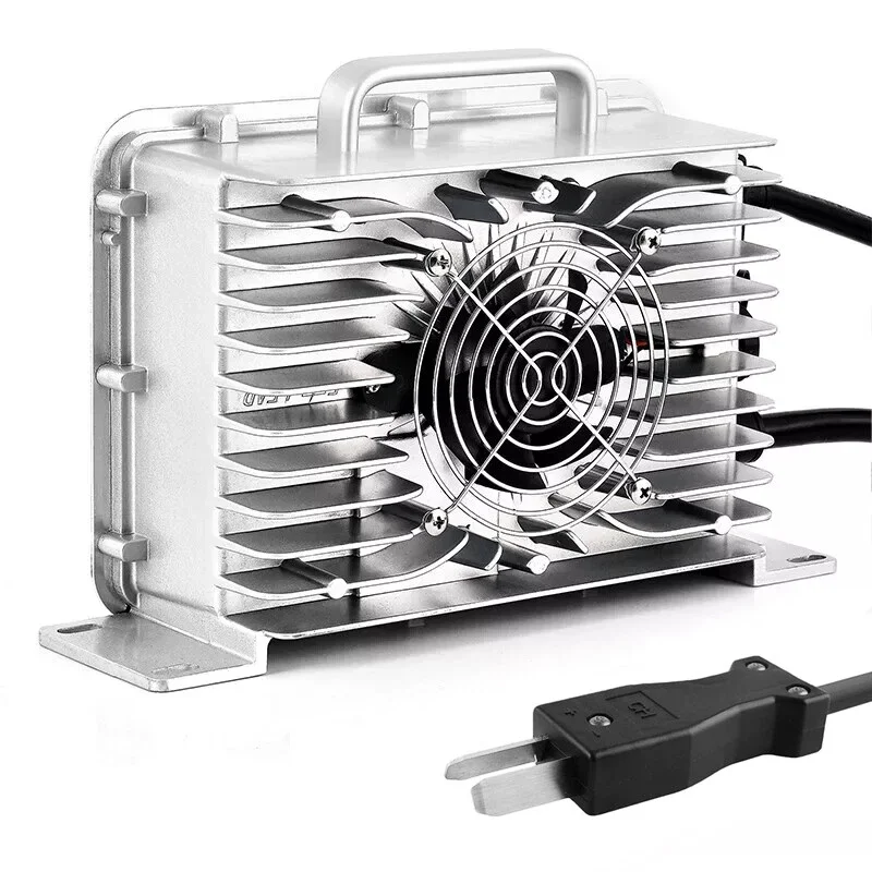 36V 25A Lithium Battery Charger with Crowfoot Plug for EZGO Club Car Yamaha Golf Cart