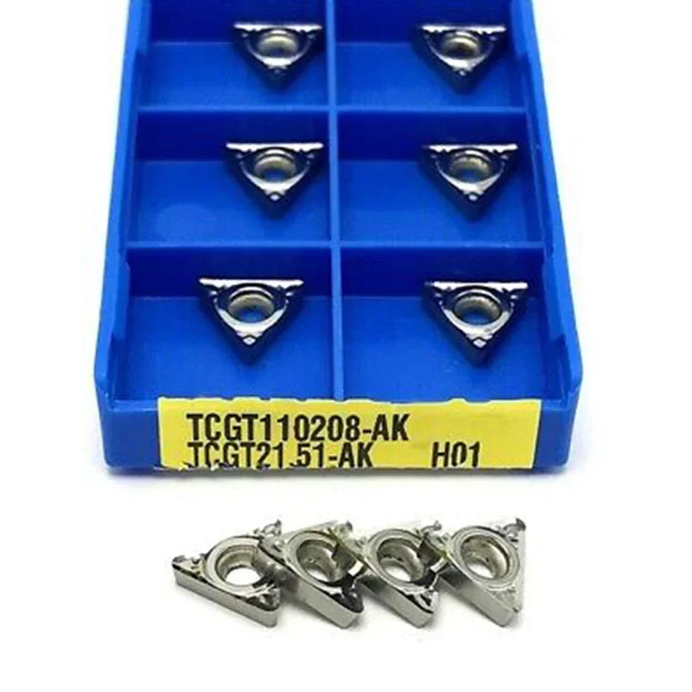 

Brand New CNC TCGT110208-AK Insert Indexable Inserts Turning Insert 10pcs Aluminum H01 Carbide High Grip Strength