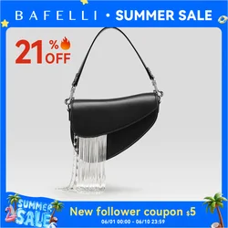 BAFELLI-Sac à Main de Luxe en Cuir pour Femme, Épaules Épaisses à la Mode, Nouvelle Collection 2023