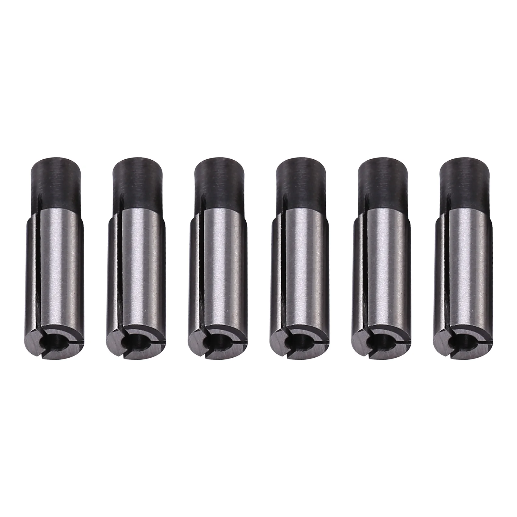 6 Stück 1/4 Zoll bis 1/8 Zoll CNC Gravur Bit Router Adapter konvertieren für Gravur Werkzeug maschine