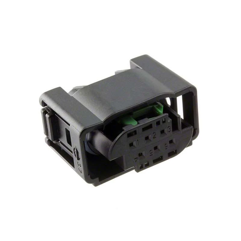 10PCS 1-967616-1,Housing for Female Terminals,Wire-to-Wire,6P,Sealable,0.157 in [4 mm] Centerline,Wire & Cable,Signal,MQS