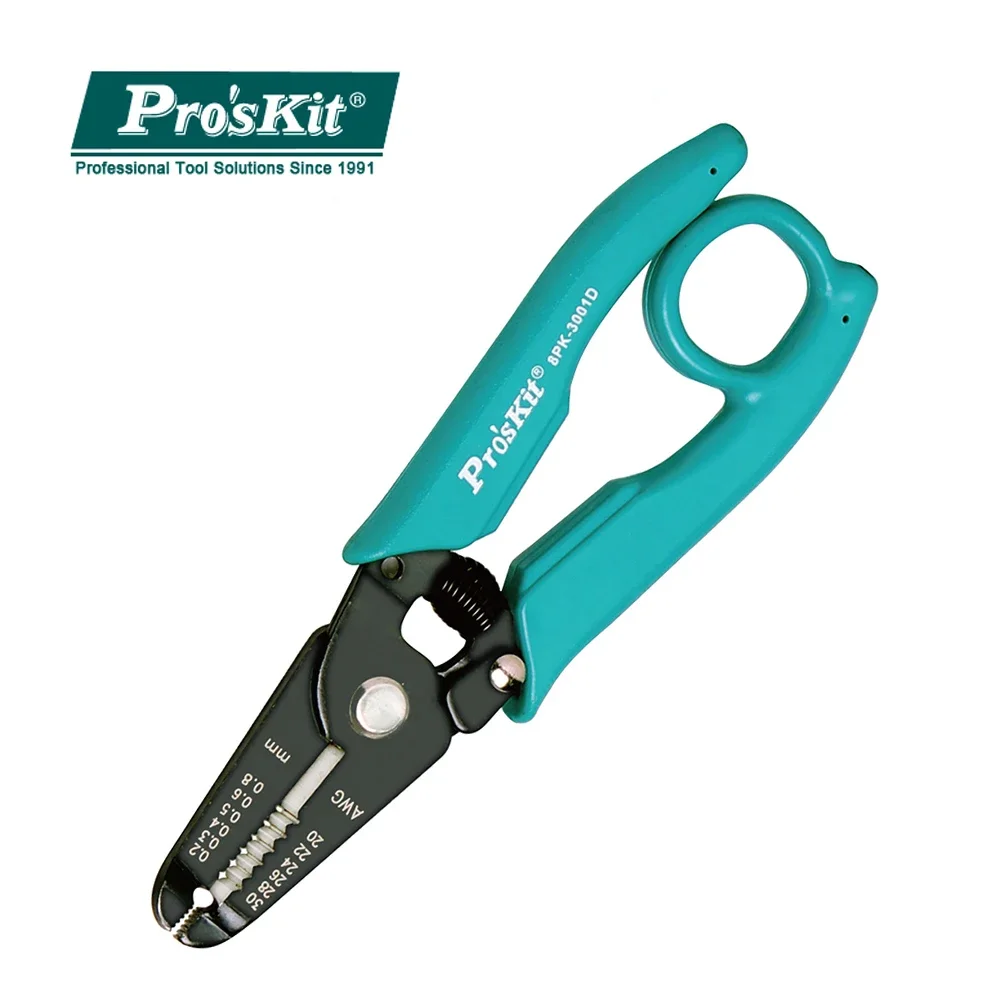 Pro'skit 1pk-8PK-3001D 7-in-1 Multi Strumento Elettronico di Precisione Filo di Stripping tool Elettricista Filo di Taglio Stripper Pinze