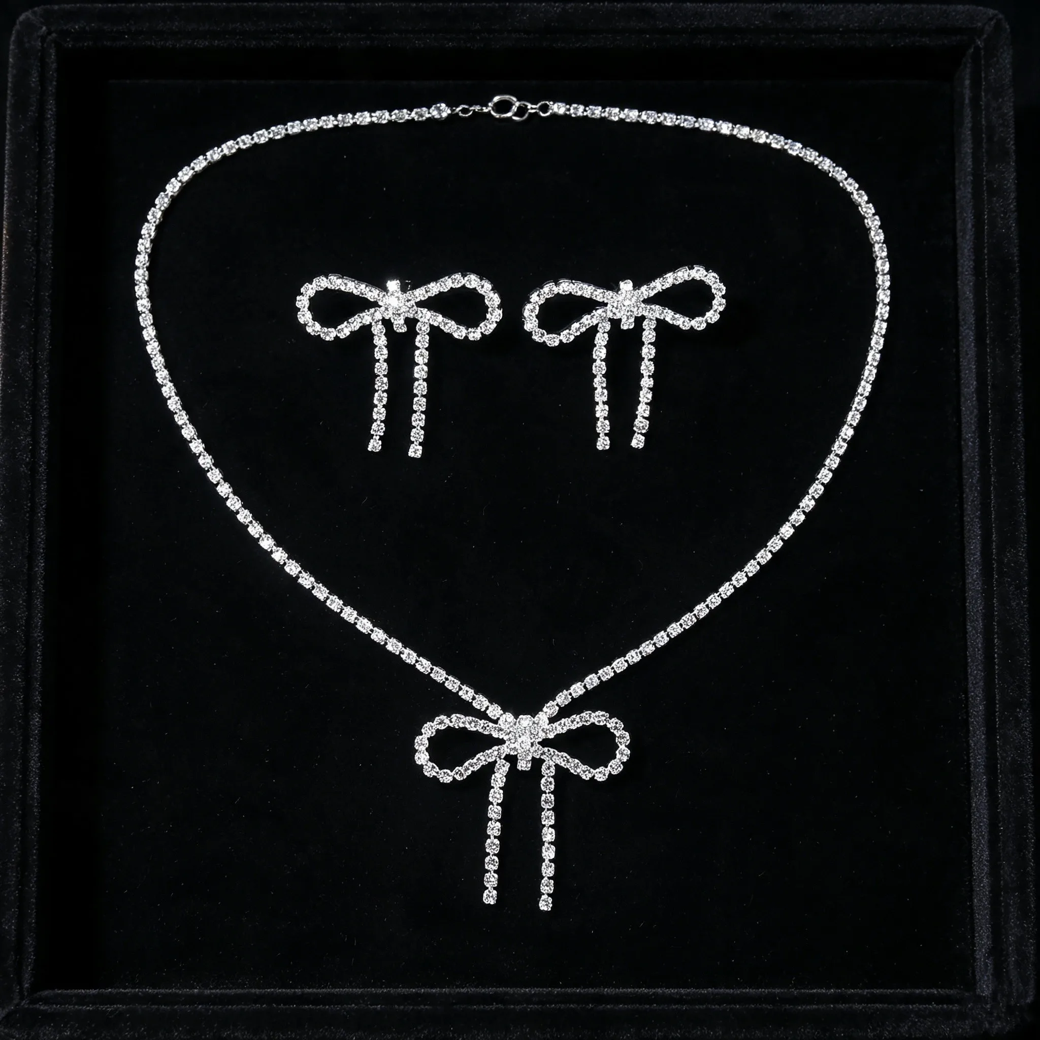 Women'S Accessories Mango - Boog ketting en oorbellen sets voor