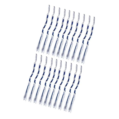 Imagen 2 del producto 20 Uds. Borlas tejidas a mano para chal oración Tallit mesiánico chal oración Tallit