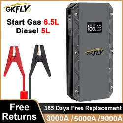 GKFLY Car Jump Starter 3000A/2000A/1500A 12V Starting Device Power Bank Car Battery Booster Charger ForPetrol Diesel Car Starter