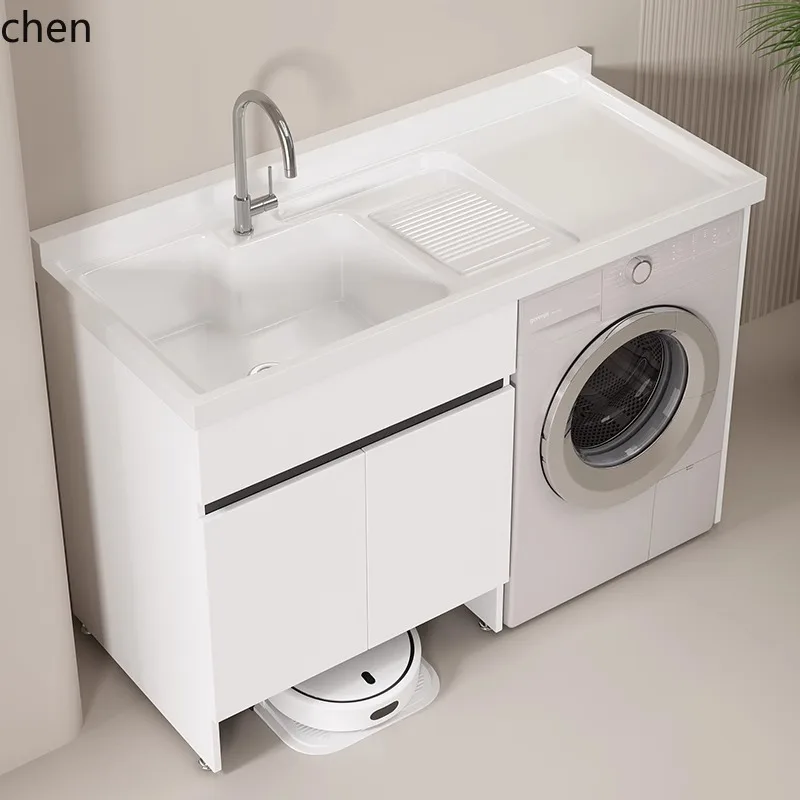 

YXY Washing Machine Sweeping Robot Balcony Integrated Cabinet Balcony Cabinet