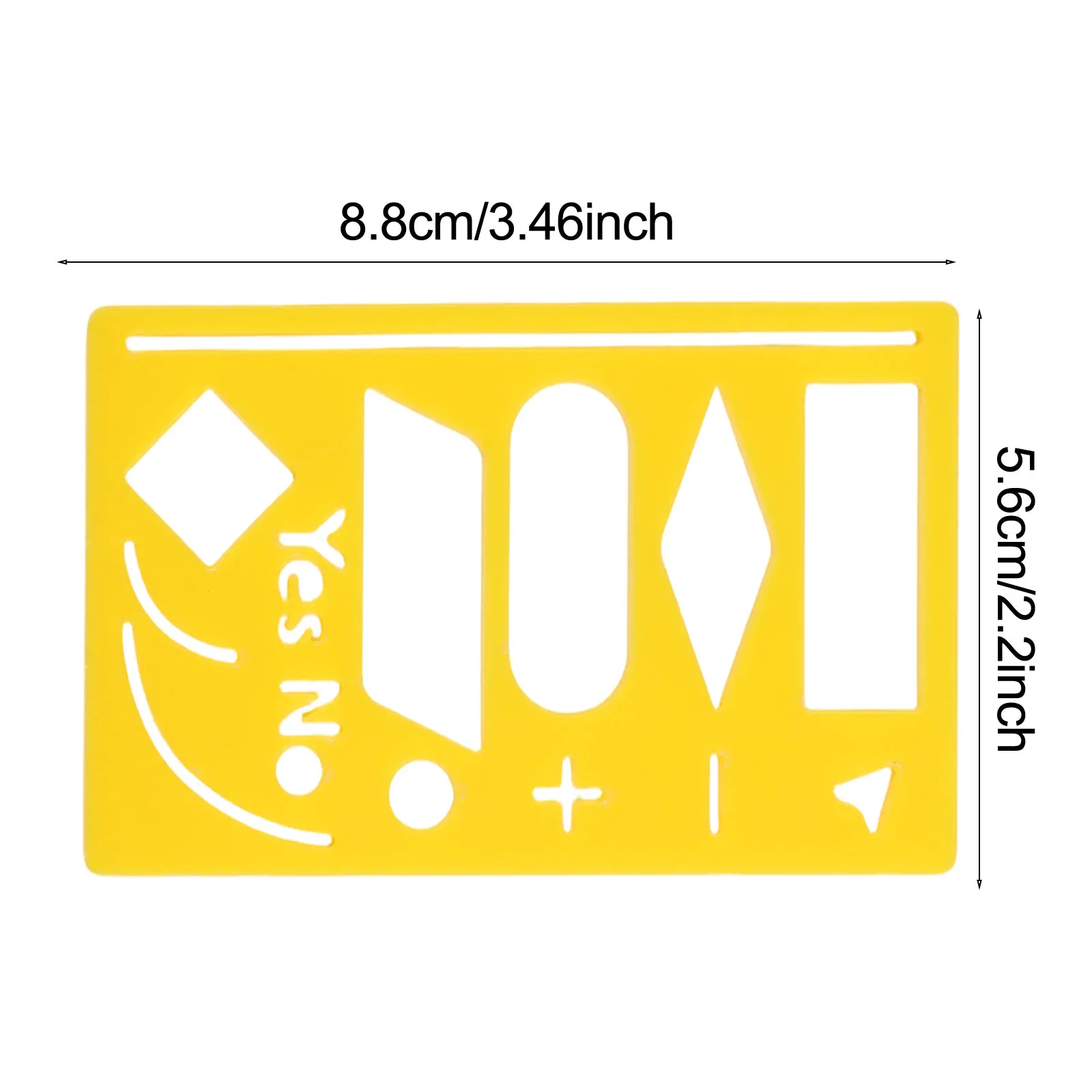 Flowchart Template Stencil For Scrapbook Workers Multifunctional Drawing Marker Network Flow Chart Symbols Ruler