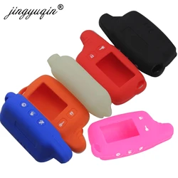 jingyuqin Silicone case for Tomahawk TW9010/TW9020/TW7000/TW7010 9030 9000 TW950 Lcd Remote Control Two Way Car Alarm Key Cover