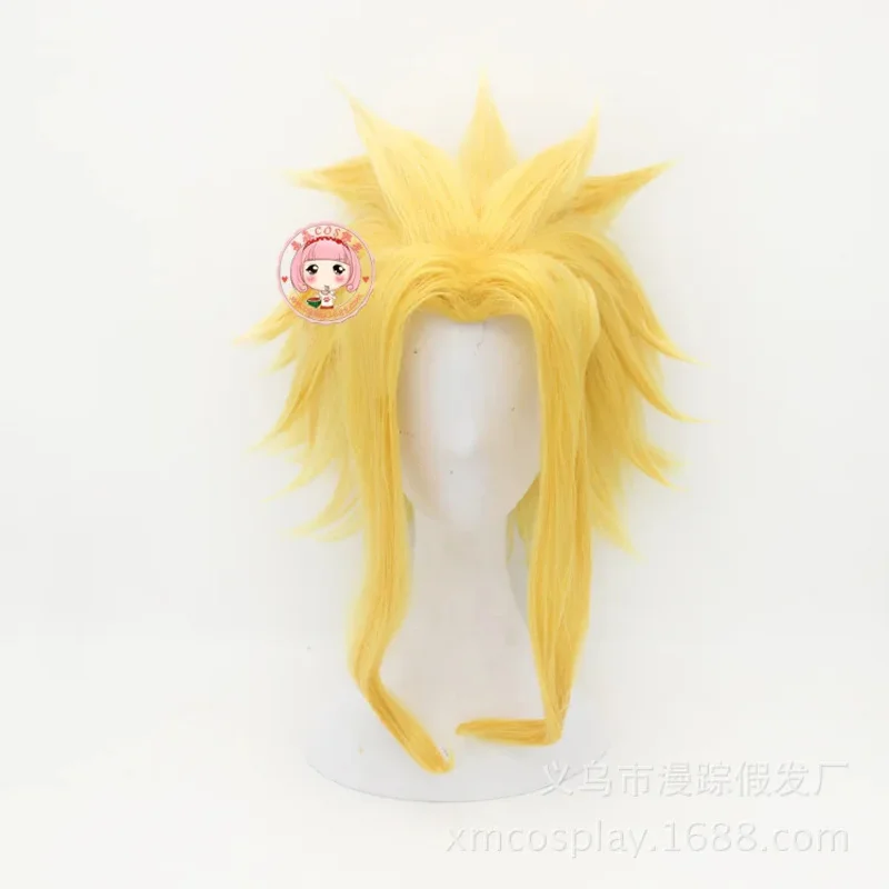 

Новинка 2020, модный аниме My Academy All Might, парик для косплея Boku no Academia, желтый парик, ролевая игра Yagi Toshinori