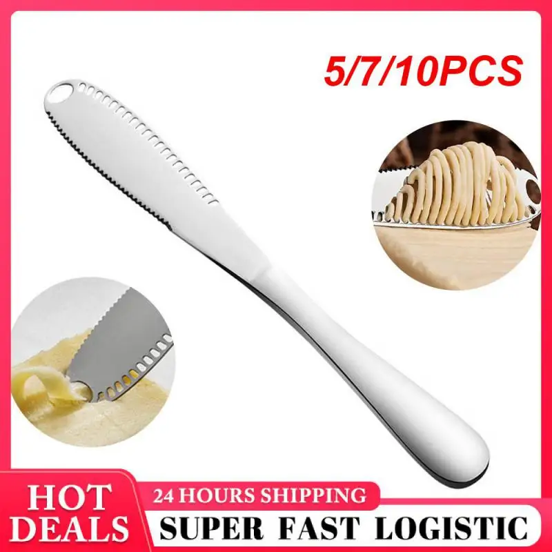 5/7/10PCS Jam Knife Wipe Cream Bread Jam Portable Buffet Tools Kitchen Tools Cheese Butter Cutter Multifunction 3 In 1