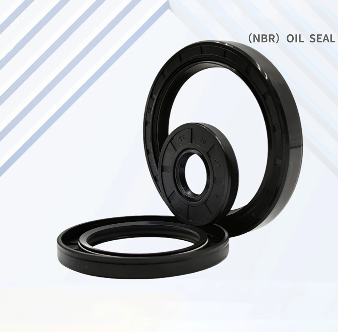 1Pcs ID 74mm-79mm Black TC/FB/TG4 Skeleton Oil Seal Rings NBR Double Lip Seal Gasket For Rotation Shaft