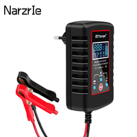 12V 6V Pulse Repair Car Battery Charger LEB Digital 2A  Full Automatic Lead Acid Battery Charger For Motorcycle Kids Toy Car