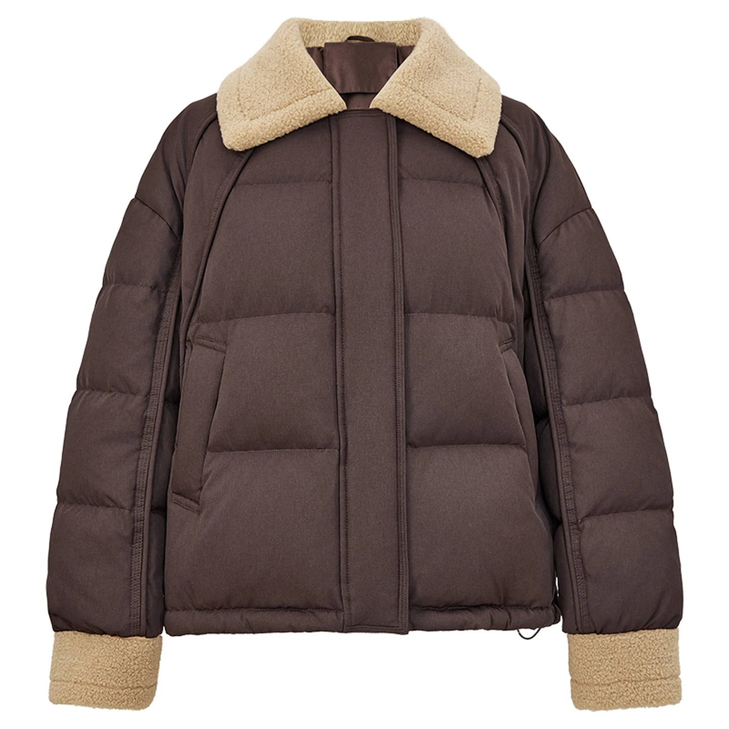 เสื้อแจ็คเก็ตขนเป็ดสั้นสำหรับผู้หญิง SENTUBILA ฤดูหนาว 2025 ขนเป็ดขาว 90% อุ่น น้ำหนักเบา เสื้อคลุมอเนกประสงค์ สวมใส่ได้ทุกวัน สไตล์ลำลอง รุ่น W54YC3384