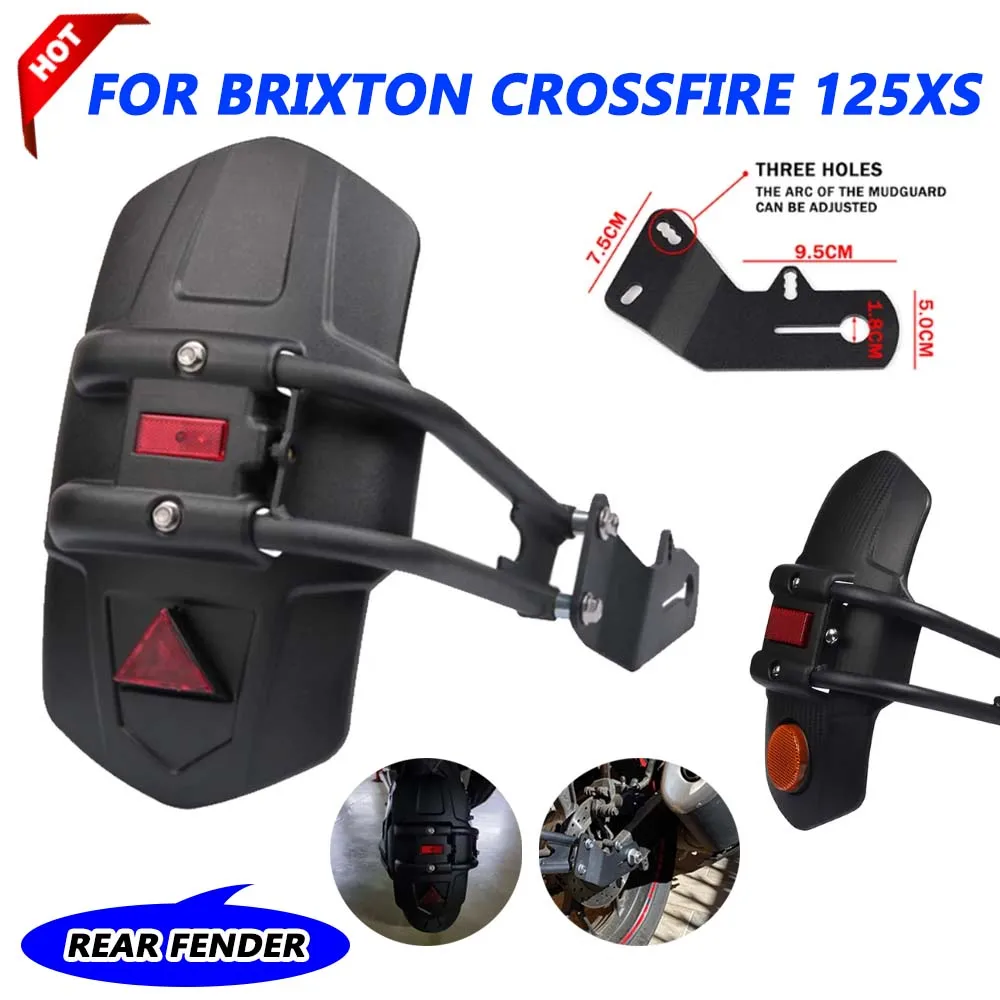 For Brixton Crossfire 125 XS 125XS Motorcycle Accessories Rear Fender Mudguard Splash Guard Mudflap Cover Protector