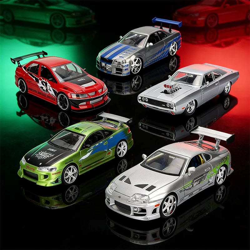 JADA 1:24 Fast & Furious 25th Anniversary Diecast Car – Metal