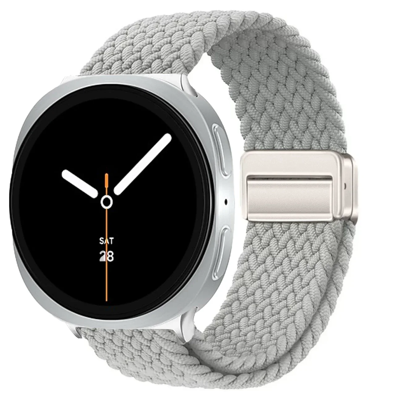 Geflochtenes Solo-Loop-Armband für Samsung Galaxy Watch 8 40/44mm Zubehör Nylon-Armband Correa Galaxy Watch 8 Classic Band 46mm – Detail 40