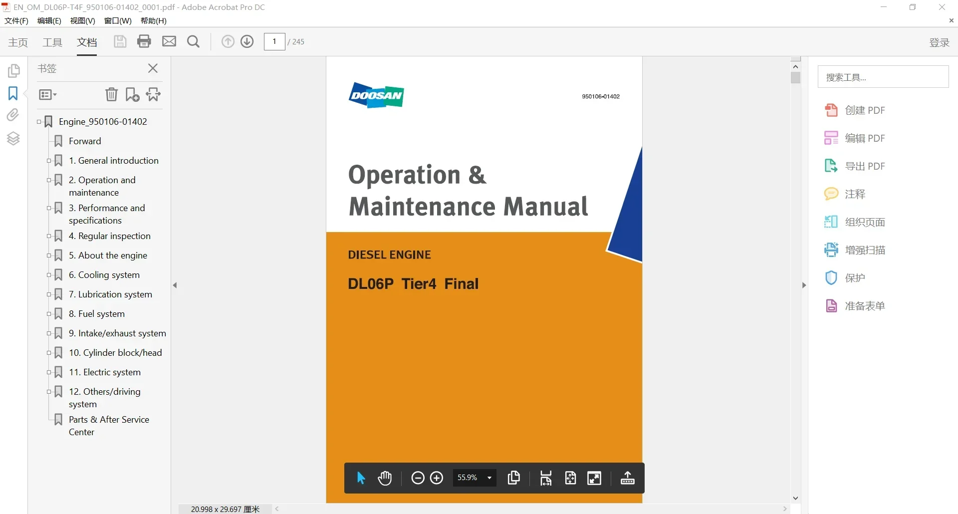 DEVELON Doosan  WorkShop Manual and Maintenance and Wirings Diagrams for All  Models PDF 2025