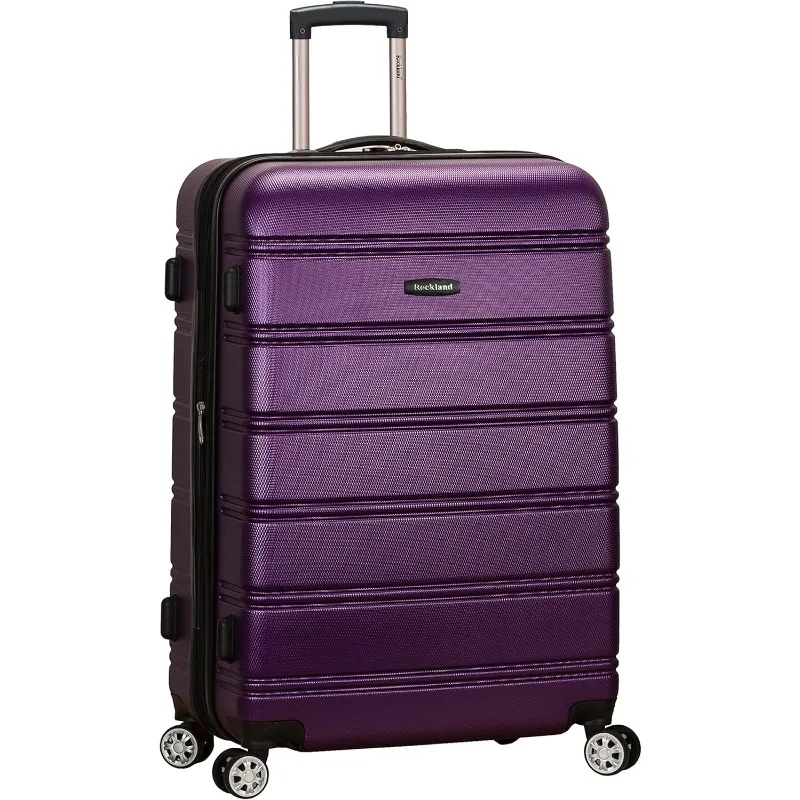 

Melbourne Hardside Expandable Luggage with Spinner Wheels, Purple, Checked Large 28"