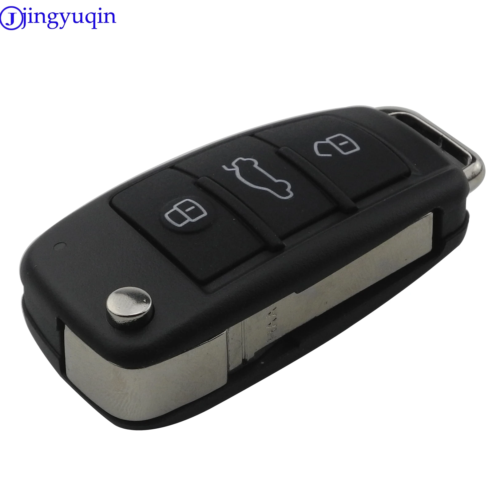 jingyuqin Remote Key for AUDI 4D0837231N for A3 A4 A6 A8 RS4 TT Allroad Quttro RS4 Car Control 433.92MHz ID48 4D0 837 231 N