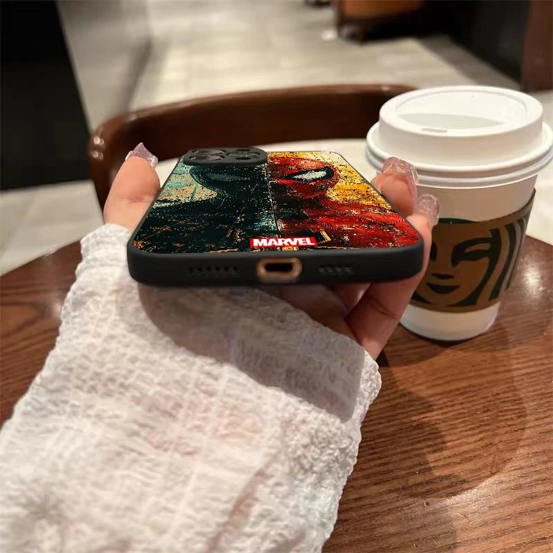 마블 어벤져스 다리미 맨 휴대폰 케이스, OPPO Find X6 X5 X3 Pro Lite Neo OPPO Reno 9 8 7 Pro Lite 8T 8Z 7Z 5G 용