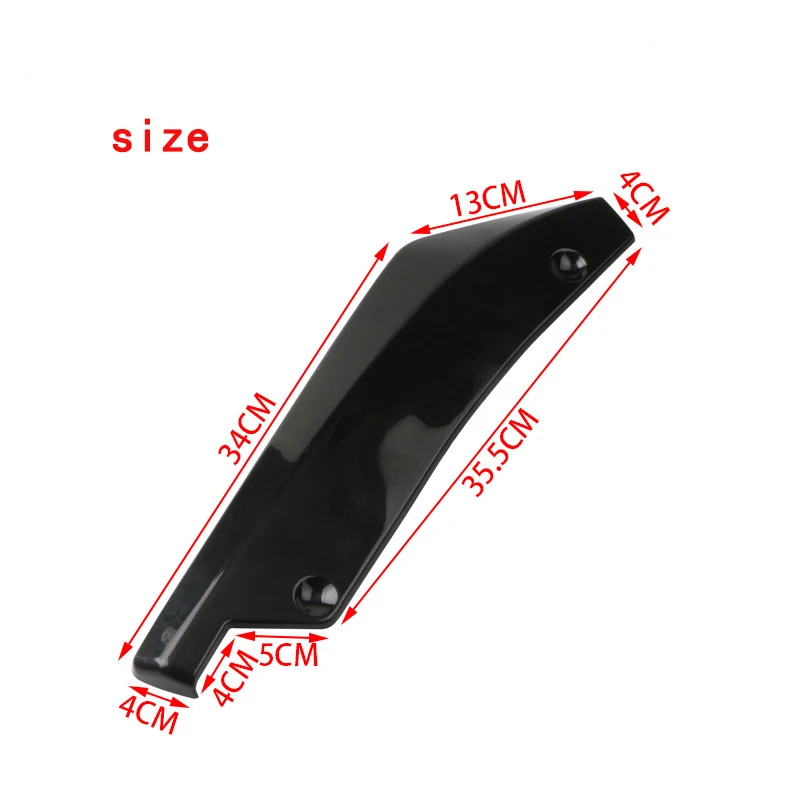 Car Bumper Front and Rear Lip universal Spoilercorn Diffuser Splitter Carbon Fiber Fender Scratch Protector Side Skirt Extension