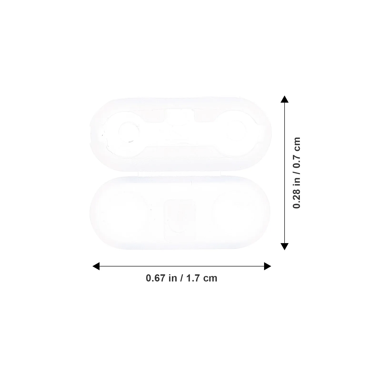 30Pcs Vertical Blinds Bead Connector Clip Transparent for Vertical Curtain Use Simple Installation Versatile Small Compact
