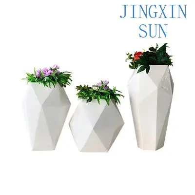 commercial extérieur simple en forme spéciale articles de fleurs combinaison vase hôtel