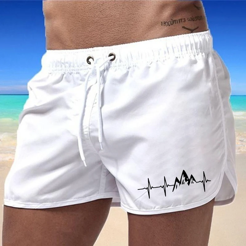 Summer Swimwear Men Slim Fit Swimsuit Boy Swim Suits Boxer Shorts Swimming Trunks Swimming Beachwear