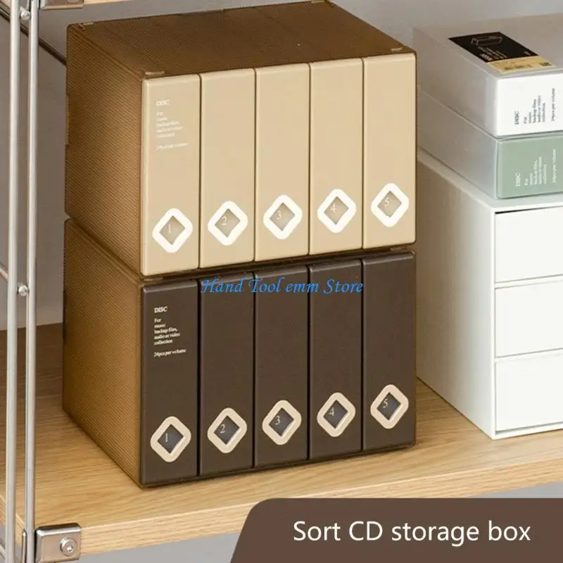

H37F CDs Organizers CDs Display Case CDs Storage Box CDs Case for CDs Management