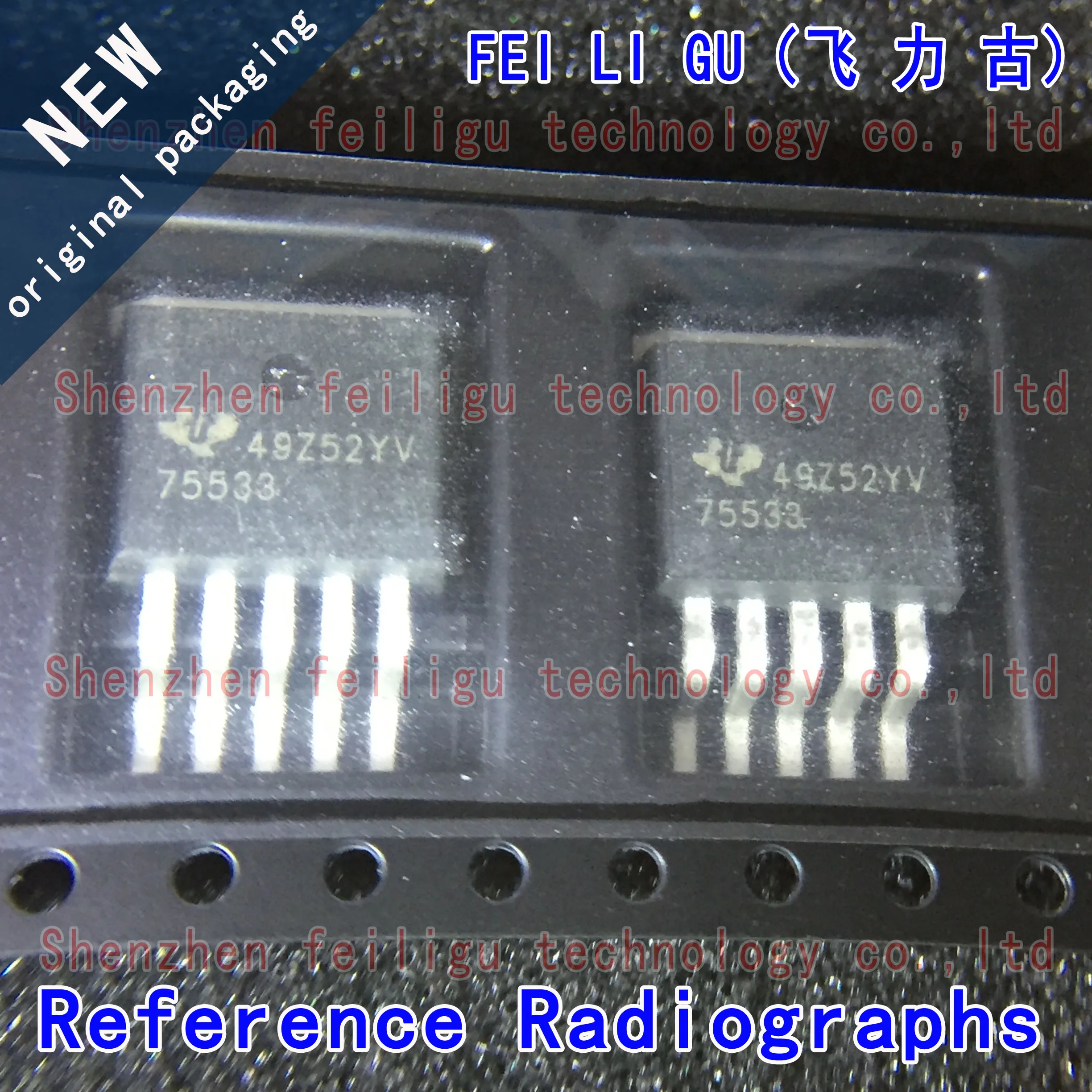 

1~30PCS 100% New Original TPS75533KTTR TPS75533KTTT TPS75533 Silkscreen:75533 package:TO263-5 Linear Regulator Chip