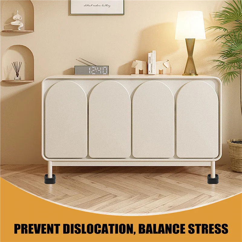 Furniture Risers Adjustable Bed Risers 1.38In Stackable Heavy Duty Bed Lifts Risers Square Bed Raising Blocks 16 Pcs Durable