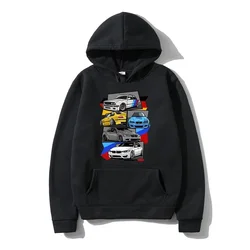 Classic E30 E46 Fashion Initial D Graphic Hoodies Men Harajuku Streetwear Hip Hop Casual Pullover Sweatshirt Unisex