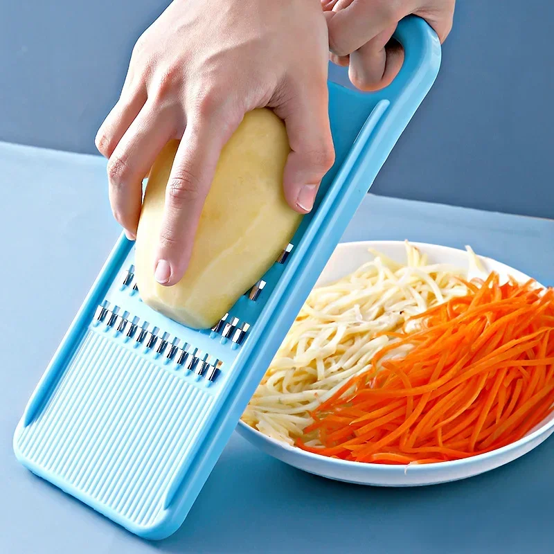 

Manual Potatoes Carrots Cucumbers Slicer Stainless Steel Shredder Portable Kitchen Gadgets Kitchen Accessories Kitchen