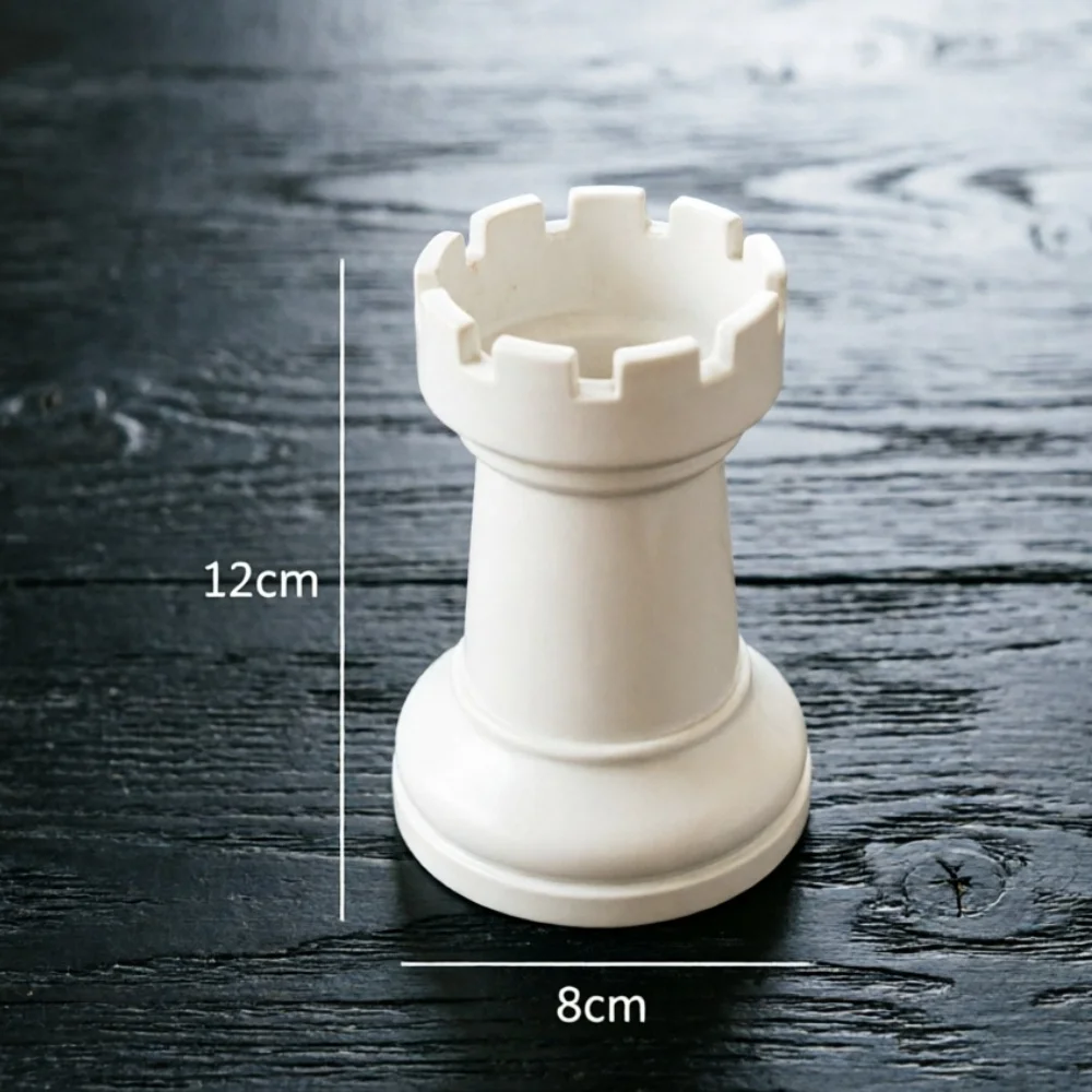 3D Printed Chess Rook Pen Holder Functional Desk Organizer For Office Study Room Creative Stationery Gift Practical Present Idea