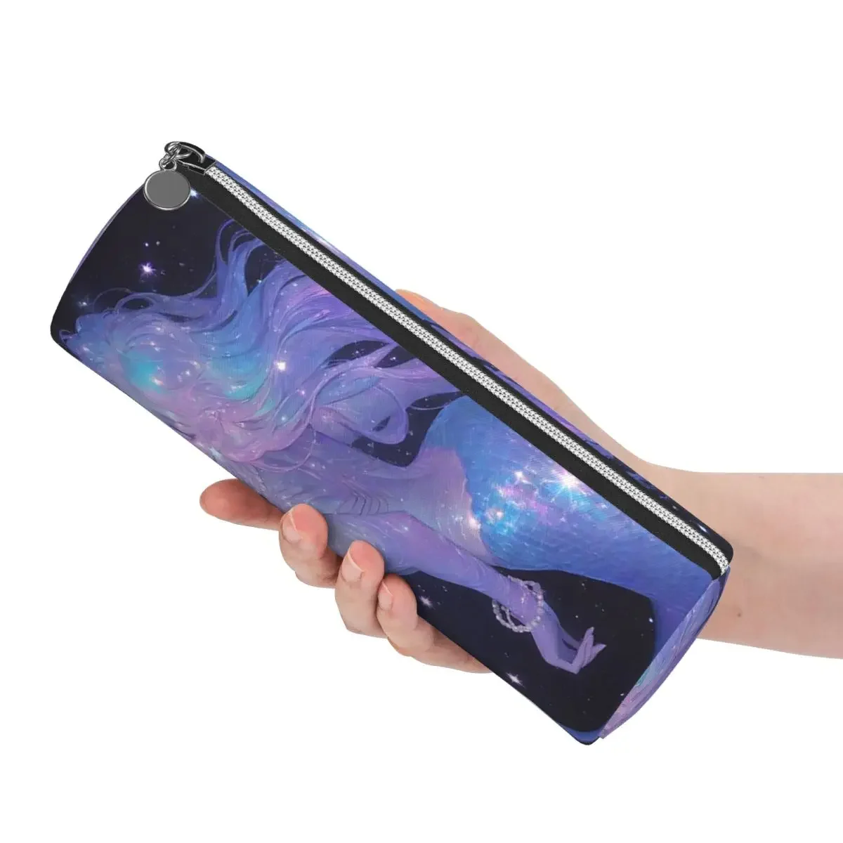 Vibrant Mermaid Design Pencil Case Pen Holder Cylinder Pen Box Pencil Bag for Boys Girls Gifts
