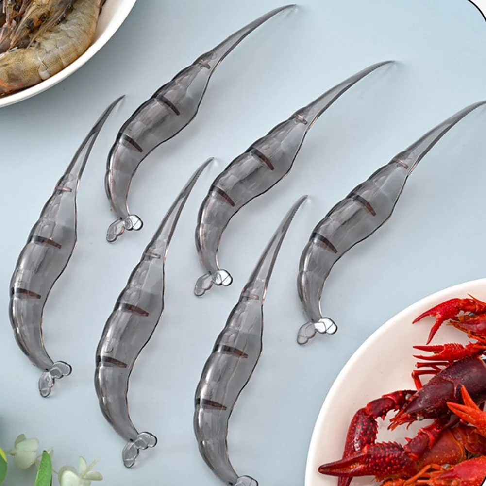 Plastic Prawn Shrimp Peeler Time-Saving Easy Shell Remover For Shrimp For Kitchen