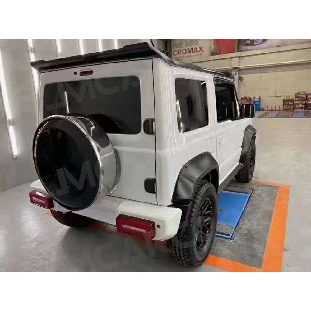 

For Suzuki Jimny Jimny 2016-2023 Car Front bumper Lip diffuser engine hood Side Fender Set Wide Body Kits Car Accessories