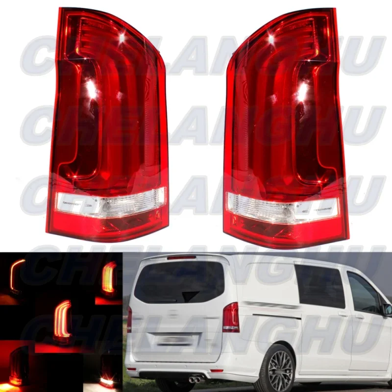 For Benz W447 Vito V200 V220 V250 2014 2015 2016 2017 2018 2019 Pair Side Tail Light Rear Lamp A4478200564 A4478200764