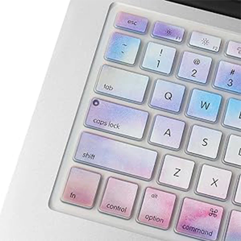 DEHAI Silicone Keyboard Cover Skin for 2015 and Older Version MacBook Pro 13