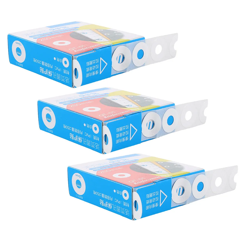 750pcs Paper Hole Reinforcement Circles, Easy-Peel Self-Adhesive Ultrathin Ring Reinforcers for Binders & Notebooks