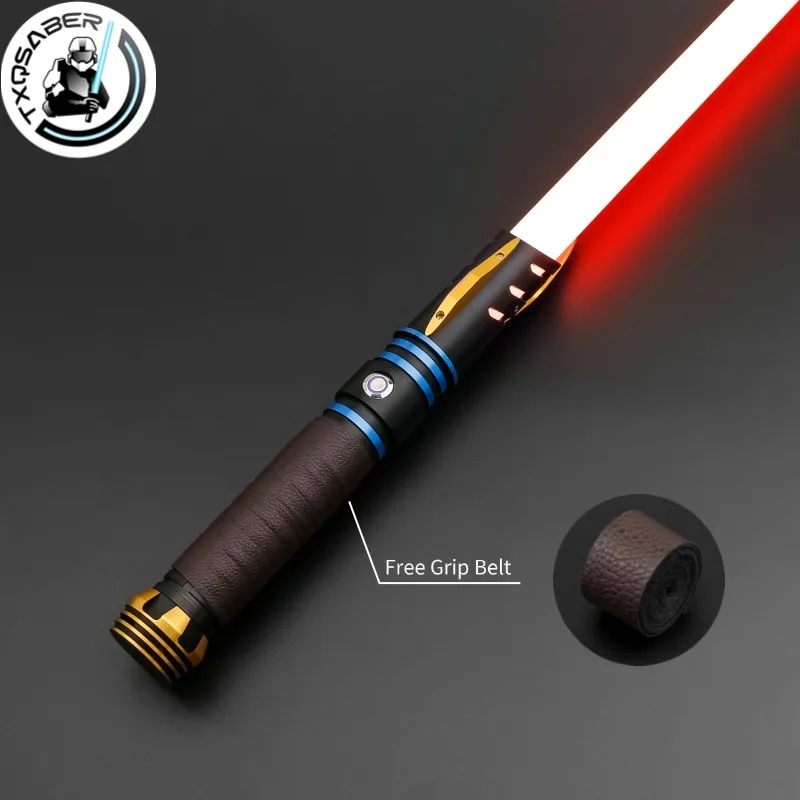 TXQSABER Neo Pixel Heavy Dueling spada Laser Bluetooth Custom Metal Hilt Super RGB Blaster Force spada Laser giocattoli luminosi per bambini