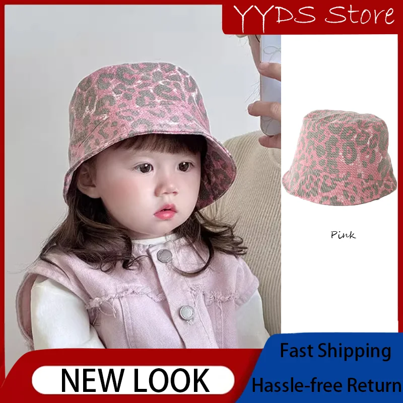 

2 - 5T Girls' Spring/Autumn Pink Fisherman Hat: Stylish Fashion Toddler Bucket Cap