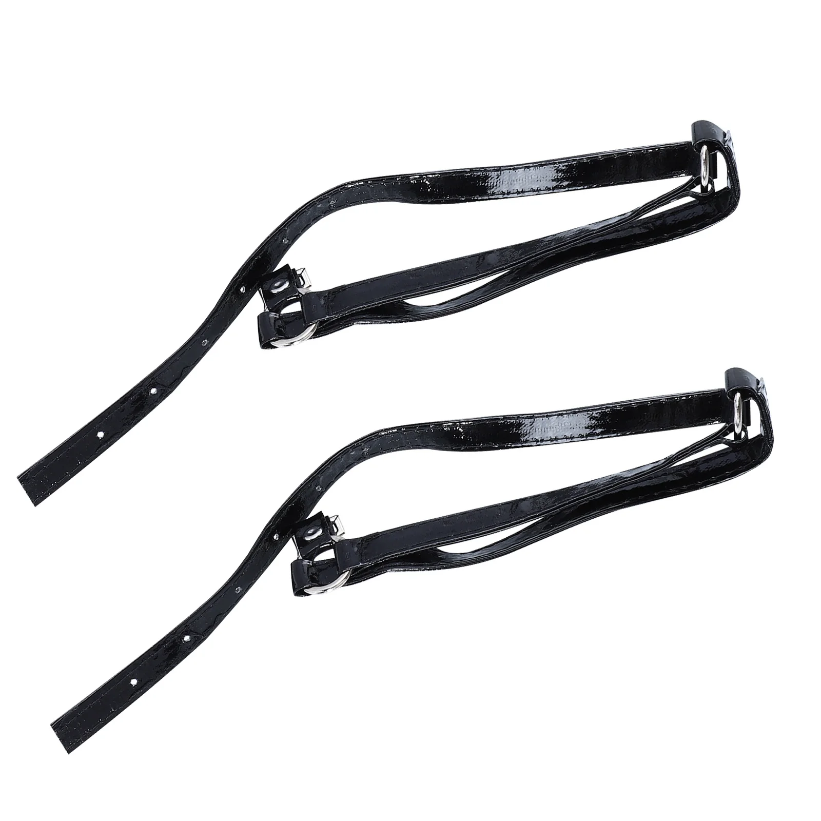 

TOVINANNA High Heel Elastic Shoe Straps for Women PU Stretchy Fashion Comfortable Heels Accessory