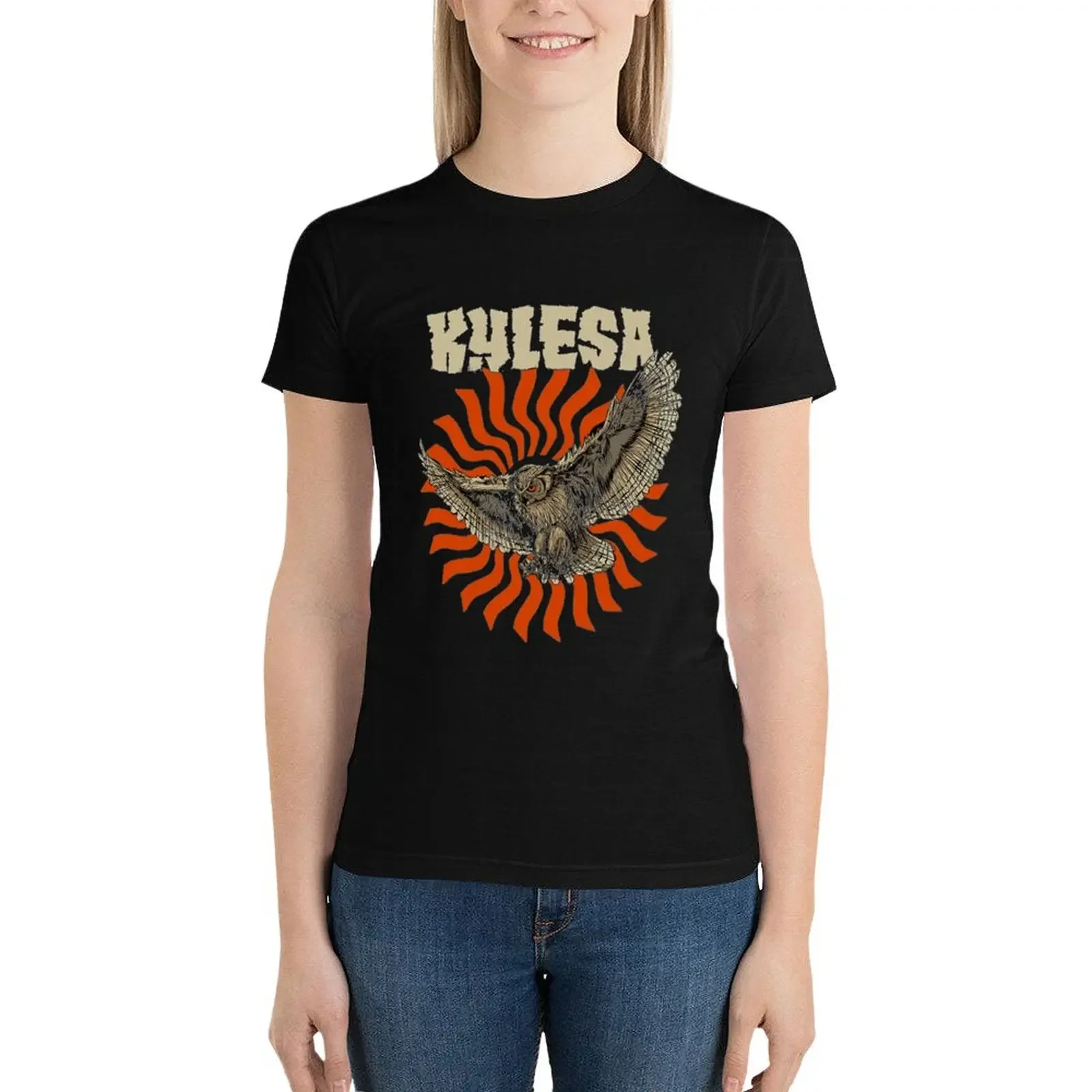 Kylesa T-Shirt vintage lady clothes summer tops animal prinfor Woman clothing