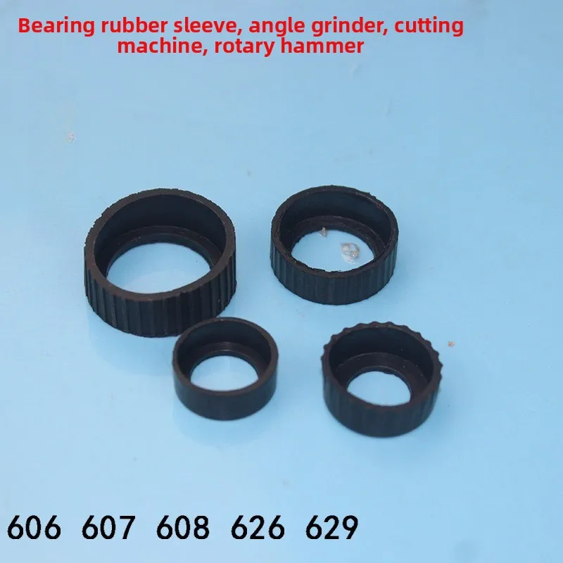Power Tool Bearing Rubber Sleeve, Vibration Damping Rubber Gasket for Angle Grinder, Cutter, Electric Hammer