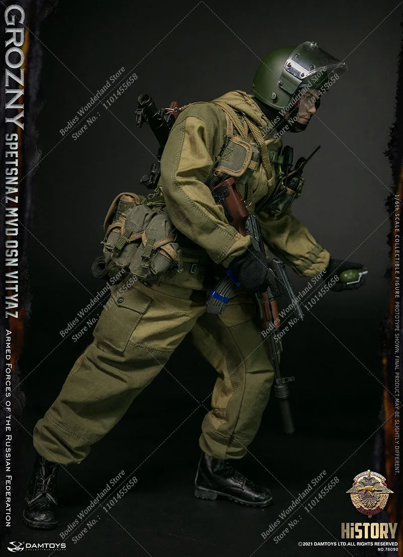 DAMTOYS 78090 1/6スケール スペツナズ MVD VV OSN ヴィタヤズ グロズニー ロシア連邦軍 兵士 男性 アクションフィギュア