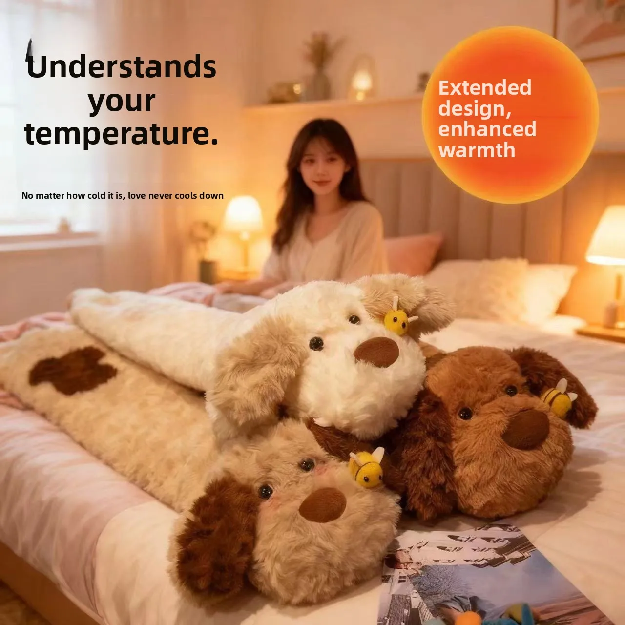 

Длинная бутылочка для горячей воды, зимняя теплая детская удлиненная грелка, очень большая заполняемая сумка для теплой воды для домашнего использования