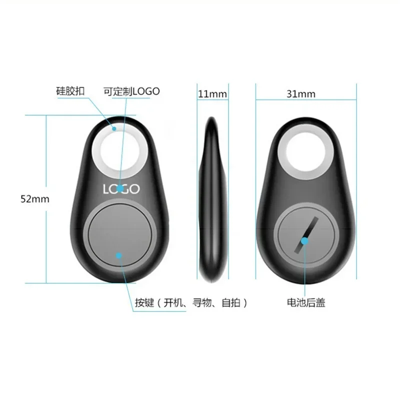 GPS Tracker, Anti Lost Finder, Tracker Alarm, Wireless Positioning, GPS Locator, Wireless 4.0, Mini, Wallet, Pet, Key