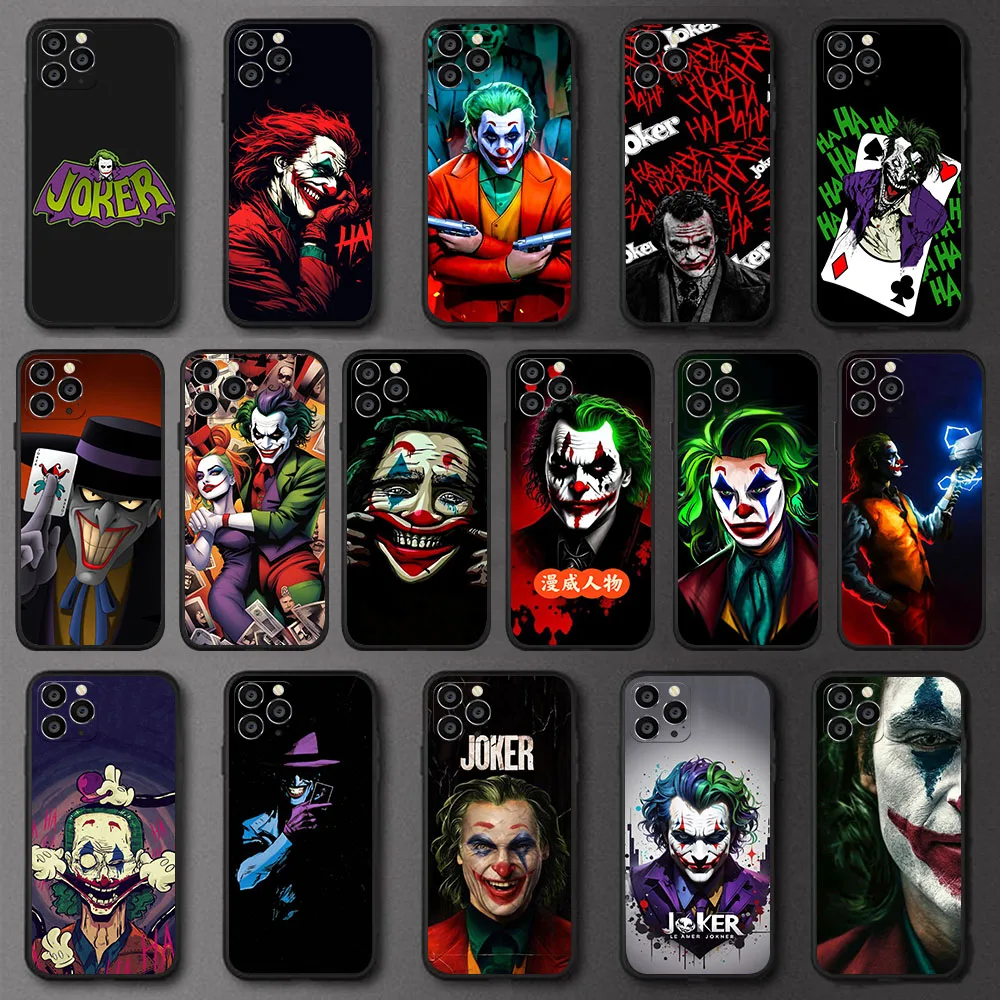 HM-75 Joker Art Collection Silicone Case For Samsung A13 A32 A53 A73 A81 A41 M60S S10E S8 S9 S20 Plus